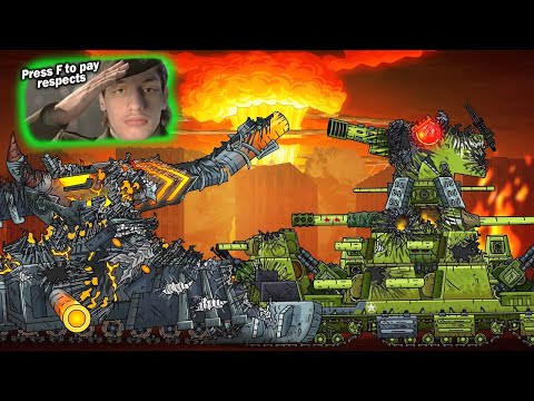 Видео: ПОСЛЕДНИЙ ПОДВИГ ГЕРОЯ! КВ-44 vs Левиафан - ФИНАЛ ч.2 - Реакция на Геранд - Мультики про Танк Gerand