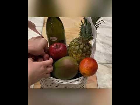 Видео: Фруктовый букет.