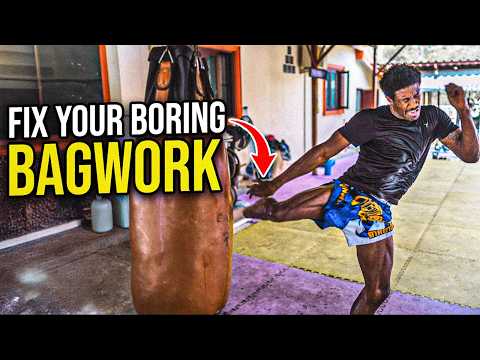 Видео: Превратите бокс на мешке в развлечение: 4 креативных комбинации муай-тай, которые вам понравятся!