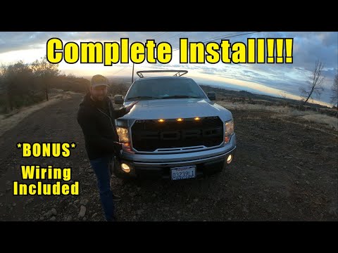 Видео: Установка решетки радиатора RAPTOR на Ford F150 | 2009–2014 гг. Полная установка, включая проводку