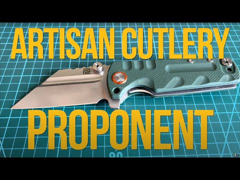 Видео: Заточка ножа Artisan Cutlery Proponent