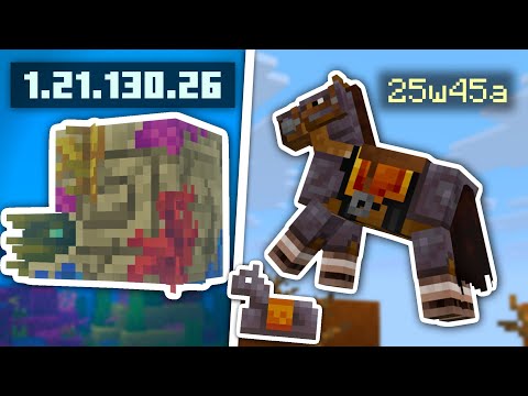 Видео: МАЙНКРАФТ 1.21.130.26! СНАПШОТ 25w45a - НЕЗЕРИТОВАЯ КОНСКАЯ БРОНЯ и НОВЫЙ НАУТИЛУС!  1.22 ОБЗОР!