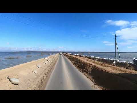 Видео: Обстановка в Абатском. Паводок.