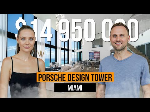 Видео: Роскошный Пентхаус за $15,000,000 в Porsche Design Tower, Sunny Isles Beach