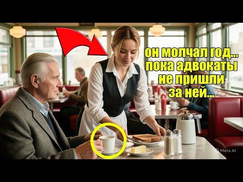Видео: Официантка ПОМОГАЛА СТАРИКУ каждое утро, ПОКА в кафе НЕ ВОШЛИ его ЮРИСТЫ с четырьмя телохранителями