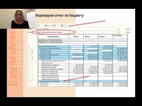 Видео: Бюджетирование в 1С УПП: фактический сценарий. Мастер-класс