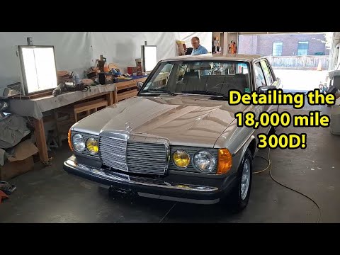 Видео: Детализация 18 000-мильного 300D 1985 года!!!
