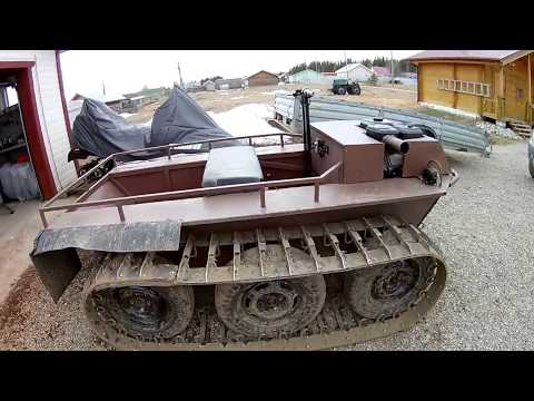 Видео: ГУСЕНИЧНЫЙ ВЕЗДЕХОД самодельный с двигателем Лифан 20 лс. Обзор