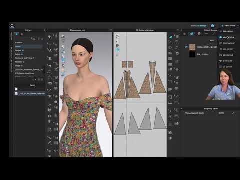 Видео: Как создать и сохранить видео в CLO — Добавление движения для создания анимации — Вариант 2