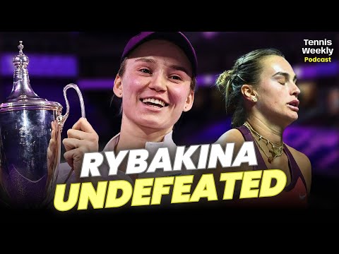 Видео: Рыбакина выигрывает финал WTA, обыгрывает Соболенко на тай-брейке и берет под контроль генерально...
