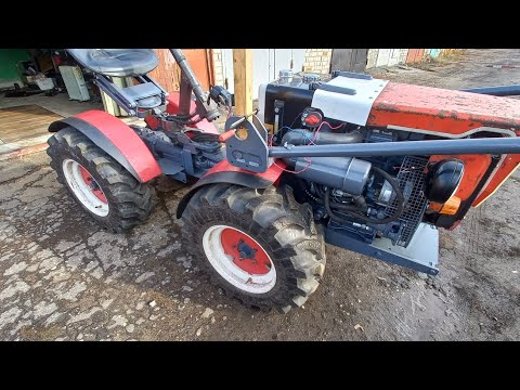 Видео: TZ-4K-14 Реверсивный трактор. часть 4