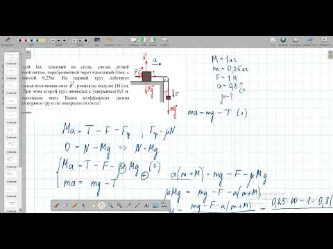 Видео: Видеоразбор задач на силу трения