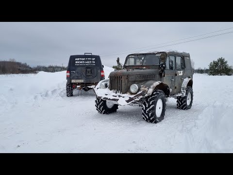 Видео: ГАЗ-69 НА 36 КОЛЁСАХ!