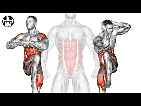 Видео: Упражнения на пресс в положении стоя – самый быстрый способ накачать шестикубиковый пресс