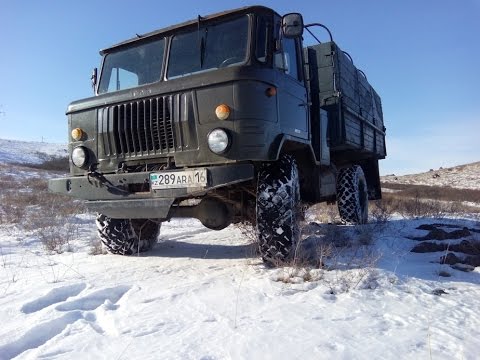 Видео: Работа полного привода 4х4 на ГАЗ-66