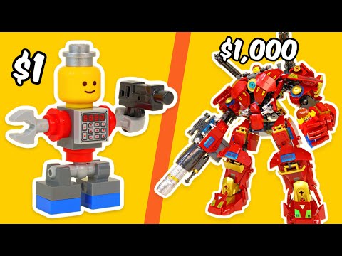 Видео: Набор LEGO за 1 доллар против 1000 долларов...