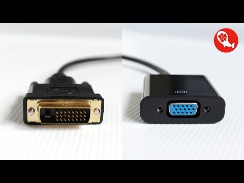 Видео: Переходник с DVI-D на VGA 1080P 60Hz | Конвертер для монитора | Посылка из Китая