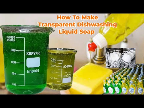 Видео: Секретные советы, как сделать качественное прозрачное жидкое мыло для мытья посуды. 4 способа про...