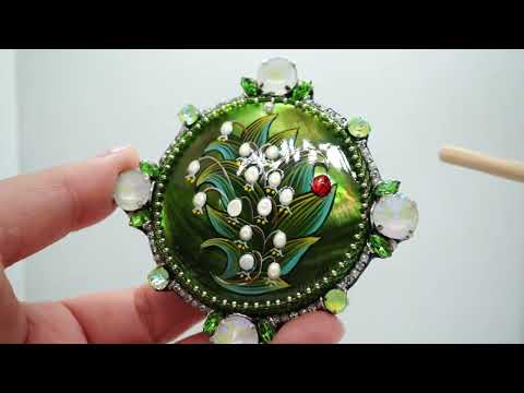 Видео: NEW: Заказ для Ольги: расшитые кулон и серьги, несколько колье / Переделка ♕