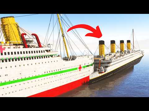 Видео: «Титаник» против «Британника» ЛОБОВОЕ СТОЛКНОВЕНИЕ! | Игровой процесс разборки