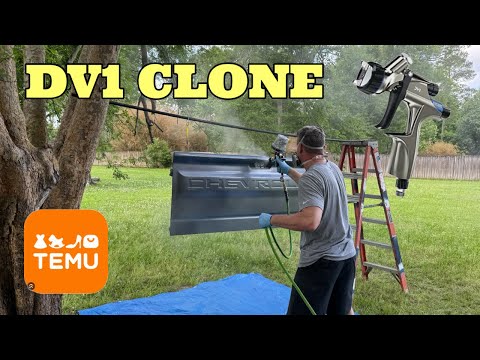 Видео: Тестирование краскопульта Temu DV1 DeVilbiss Clone Paint Gun — потрясающие результаты