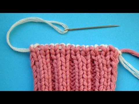Видео: Binding off Как закрыть петли резинки 2х2  Урок вязания спицами  58