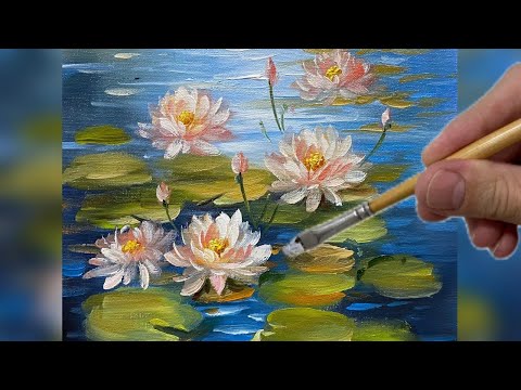 Видео: САДЫ МОНЕ / ПОШАГОВАЯ ЖИВОПИСЬ ДЛЯ НАЧИНАЮЩИХ И ПРОДВИНУТЫХ / ЦВЕТЫ МОНЕ