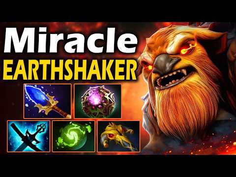 Видео: Миракл на Керри Шейкере, Новая мета?! - Miracle Earthshaker 7.37 ДОТА 2