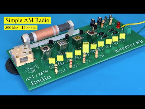 Видео: сделать простое AM радио, принимает все международные радиостанции, jlcpcb