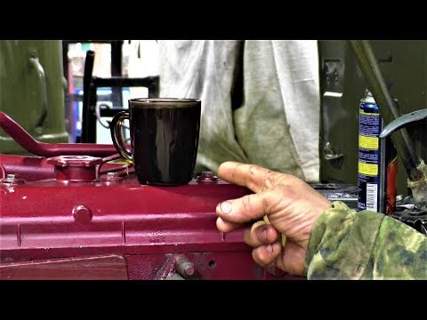 Видео: первый запуск движка ФИАТ 5.9 л для ГАЗ 66 после КАП ремонта,паяю оловом радиатор