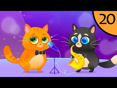 Видео: Суровый КОТИК БУБУ #20. Музыкальная группа. Мультик ИГРА про котят на Игрули TV
