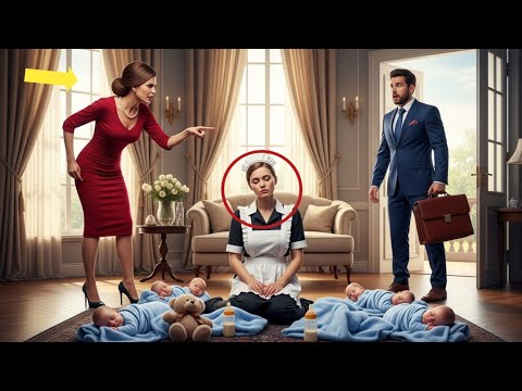 Видео: В особняке никто не понимал 6 немых близнецов миллиардера — пока скромная служанка не запела