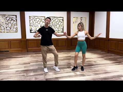 Видео: Сальса. Уровень 2. Урок 4. Тонкости vasila и полный вариант sombrero. Олег Логинов и Титова Ксения