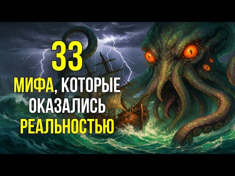 Видео: 33 ИСТОРИЧЕСКИХ МИФА, которые оказались ПРАВДОЙ