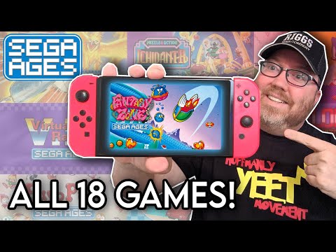 Видео: Все 18 игр SEGA AGES на Nintendo Switch