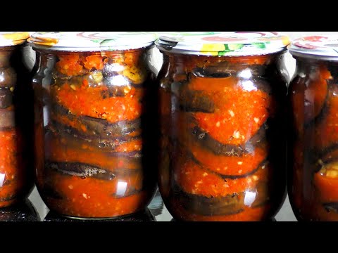 Видео: Как свекровь научила, так 30 лет и готовлю эти ОСТРЕНЬКИЕ БАКЛАЖАНЫ «Огонёк», на зиму.