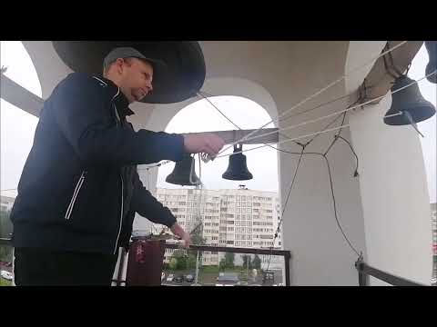 Видео: Звонарь Георгий! Колокольня Минского храма Архангела Михаила.