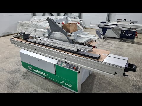 Видео: Форматно раскроечный станок Altendorf F45 б/у #станкидлябизнеса #altendorf #мебельщик