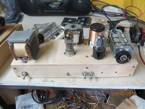 Видео: Постройка передатчика. Задающий генератор на лампе 6Н7С