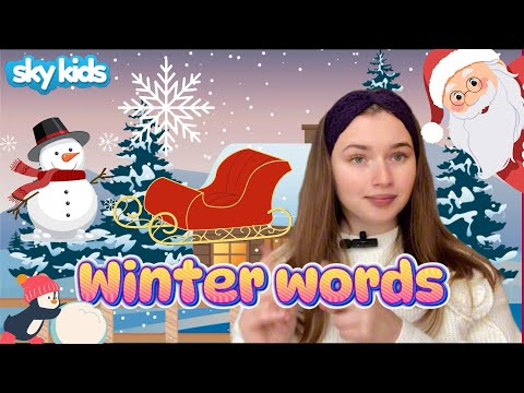 Видео: Winter Words на букву S ❄️ Santa, Snowman, Snowflake и другие зимние слова! 🌟