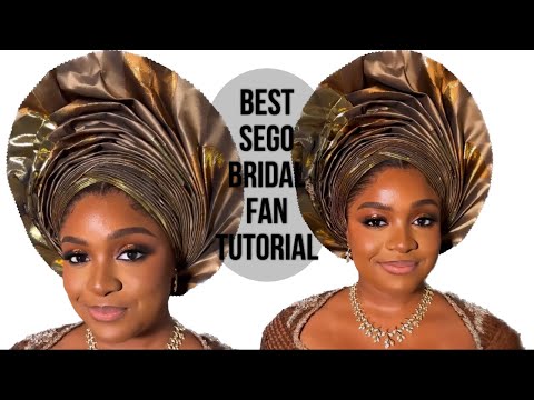 Видео: Лучший способ связать свадебный веер с SEGO GELE (HKG SEGO) #geletutorial #howtotiegele #trending