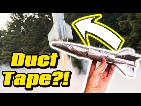 Видео: Можно ли сделать ракету из клейкой ленты?!