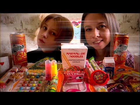 Видео: 🍭СЛАДКИЙ МУКБАНГ/💄НЕОБЫЧНЫЕ СЛАДОСТИ🦶/МАРМЕЛАДНАЯ ЛАПША 🍜 И ИНСТРУМЕНТЫ ⚒️/SWEET MUKBANG