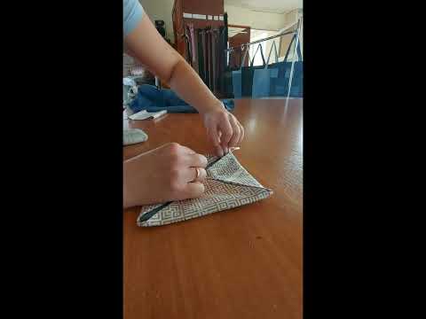 Видео: прихватки. переделка из джинсов.