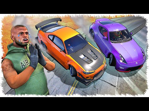 Видео: Джонни қателікті кешірмейтін жарысқа қатысты (GTA V)