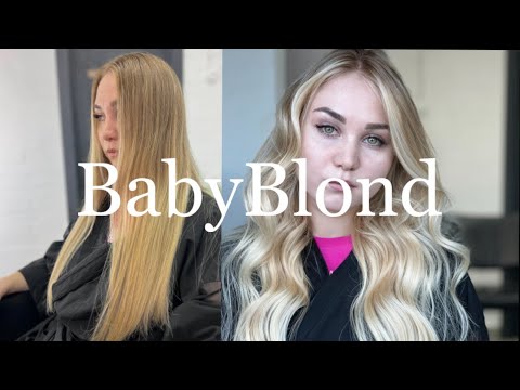 Видео: BabyBlond. Осветление волос. Тонирование волос. Техника окрашивания