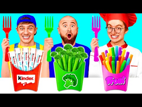 Видео: Кулинарный Челлендж | Готовим то что рисует Одиссей