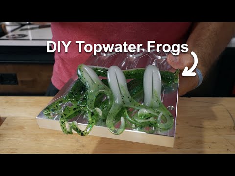 Видео: Самодельная приманка для ловли лягушки на поверхностную воду: как залить, оснастить и запускать в...