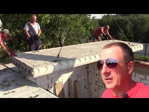 Видео: Монтаж плит перекрытия в Диканьке/Часть 2 - [masterkladki]