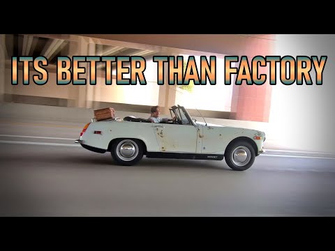 Видео: Barn Find MG Midget получил новые модификации и стал намного лучше!